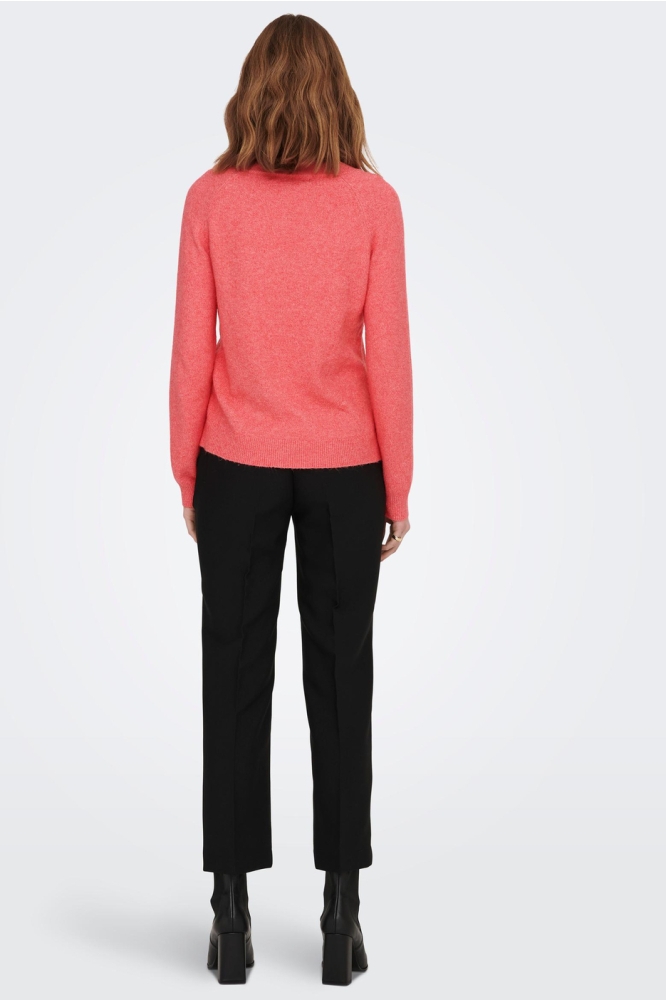 ONLRICA LIFE L/S PULLOVER KNT NOOS 15204279 SUN KISSED CORAL
